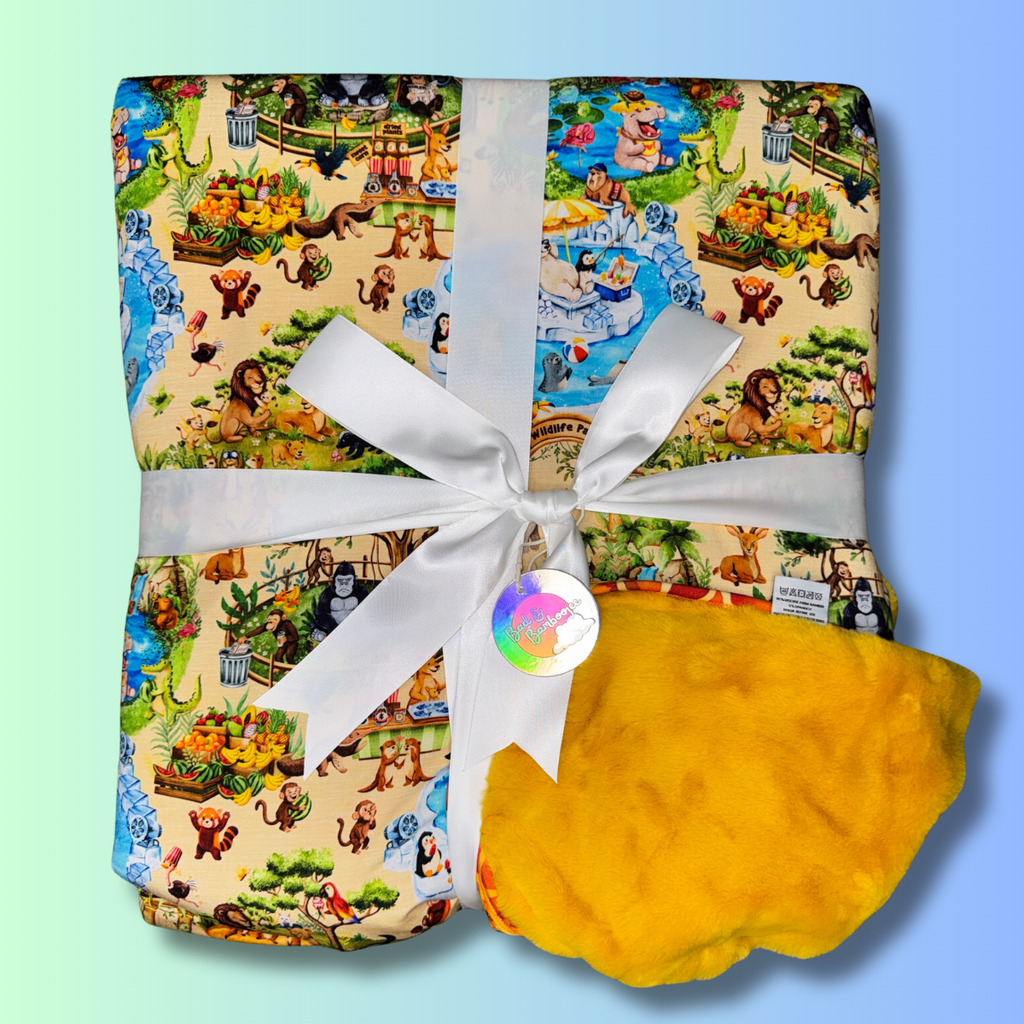 Just Zoo It - 60x85 Bamboo/Minky Blanket